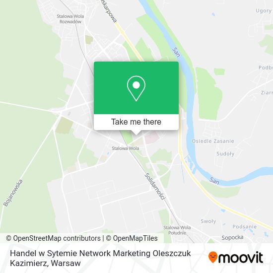 Карта Handel w Sytemie Network Marketing Oleszczuk Kazimierz