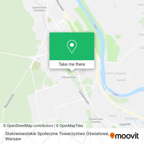 Stalowowolskie Społeczne Towarzystwo Oświatowe map