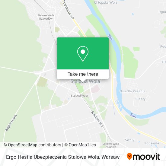 Ergo Hestia Ubezpieczenia Stalowa Wola map