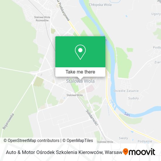 Auto & Motor Ośrodek Szkolenia Kierowców map