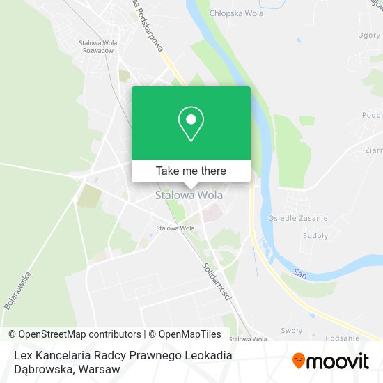 Lex Kancelaria Radcy Prawnego Leokadia Dąbrowska map