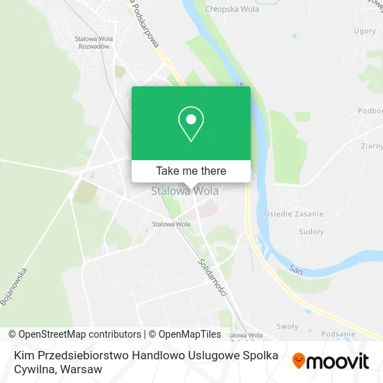 Карта Kim Przedsiebiorstwo Handlowo Uslugowe Spolka Cywilna