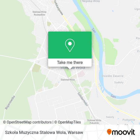 Szkoła Muzyczna Stalowa Wola map