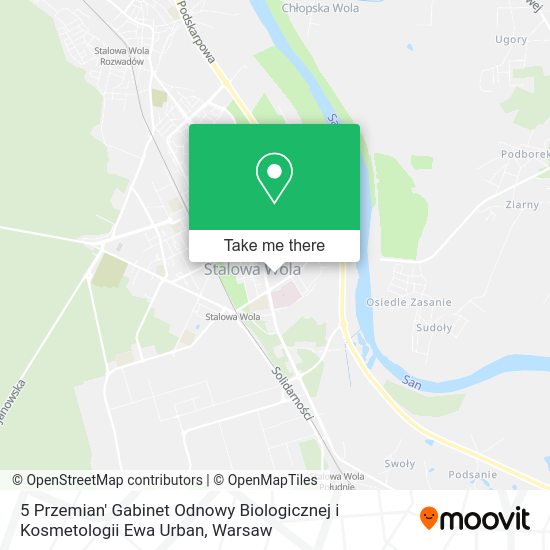 5 Przemian' Gabinet Odnowy Biologicznej i Kosmetologii Ewa Urban map