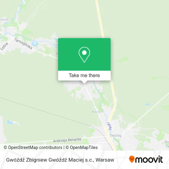 Карта Gwóźdź Zbigniew Gwóźdź Maciej s.c.