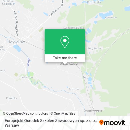 Europejski Ośrodek Szkoleń Zawodowych sp. z o.o. map