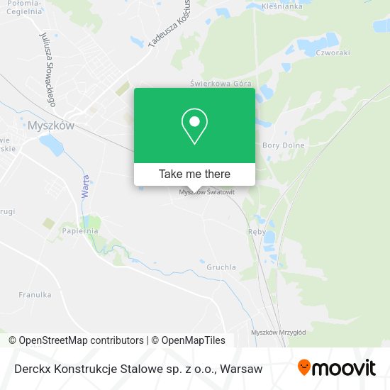 Derckx Konstrukcje Stalowe sp. z o.o. map