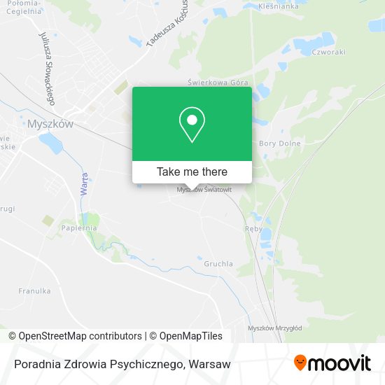 Poradnia Zdrowia Psychicznego map