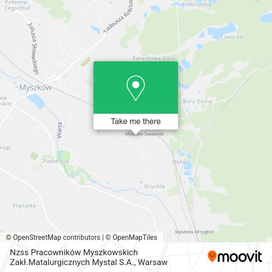 Nzss Pracowników Myszkowskich Zakł.Matalurgicznych Mystal S.A. map