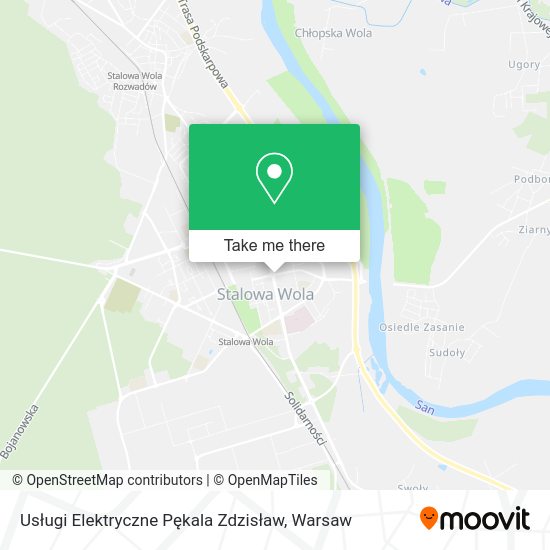 Usługi Elektryczne Pękala Zdzisław map