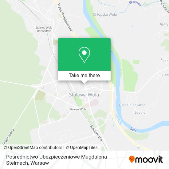 Pośrednictwo Ubezpieczeniowe Magdalena Stelmach map