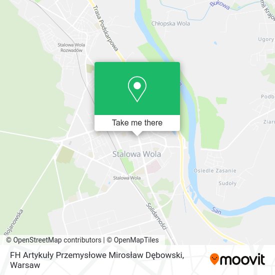 FH Artykuły Przemysłowe Mirosław Dębowski map