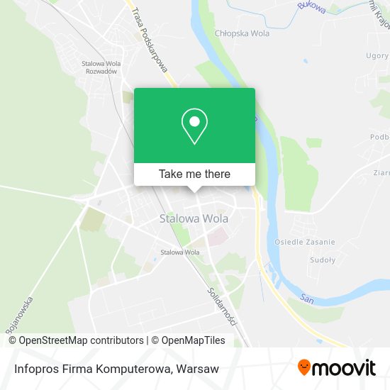 Infopros Firma Komputerowa map