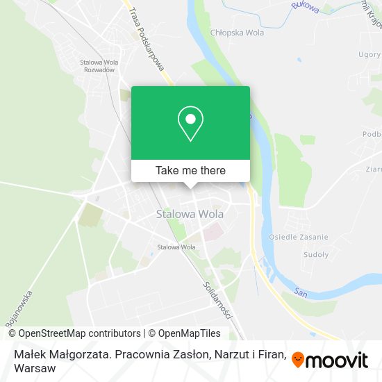 Małek Małgorzata. Pracownia Zasłon, Narzut i Firan map