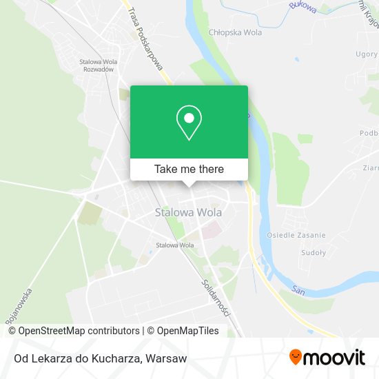 Od Lekarza do Kucharza map