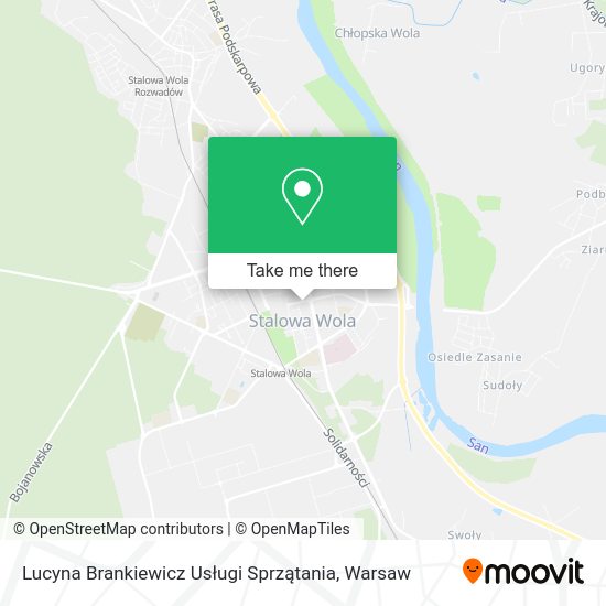 Lucyna Brankiewicz Usługi Sprzątania map