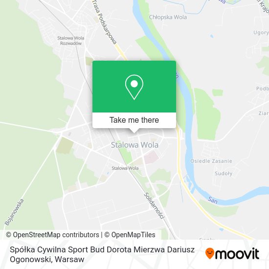 Spółka Cywilna Sport Bud Dorota Mierzwa Dariusz Ogonowski map