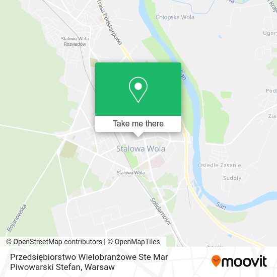 Przedsiębiorstwo Wielobranżowe Ste Mar Piwowarski Stefan map