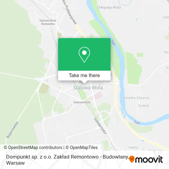 Карта Dompunkt sp. z o.o. Zakład Remontowo - Budowlany
