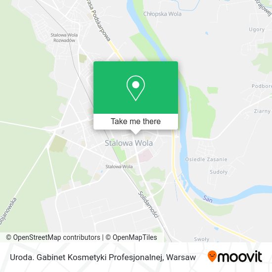 Uroda. Gabinet Kosmetyki Profesjonalnej map