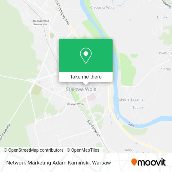 Network Marketing Adam Kamiński map