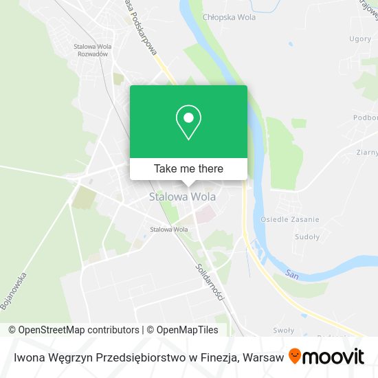 Iwona Węgrzyn Przedsiębiorstwo w Finezja map