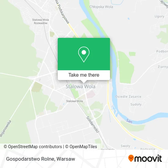 Карта Gospodarstwo Rolne