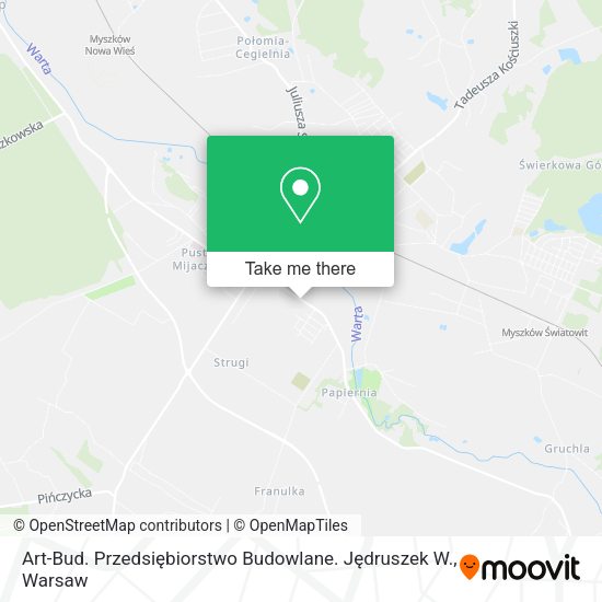 Art-Bud. Przedsiębiorstwo Budowlane. Jędruszek W. map