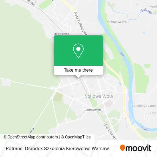 Rotrans. Ośrodek Szkolenia Kierowców map