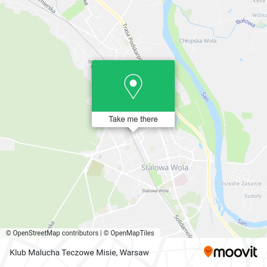 Klub Malucha Teczowe Misie map