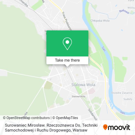 Surowaniec Mirosław. Rzeczoznawca Ds. Techniki Samochodowej i Ruchu Drogowego map