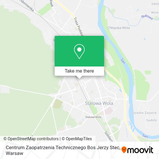 Centrum Zaopatrzenia Technicznego Bos Jerzy Stec map