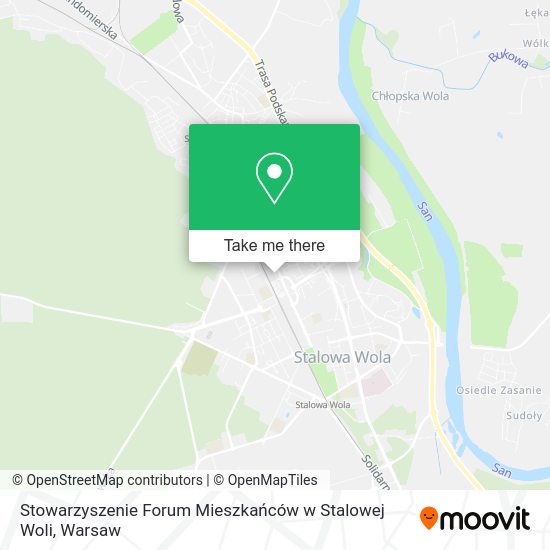 Stowarzyszenie Forum Mieszkańców w Stalowej Woli map