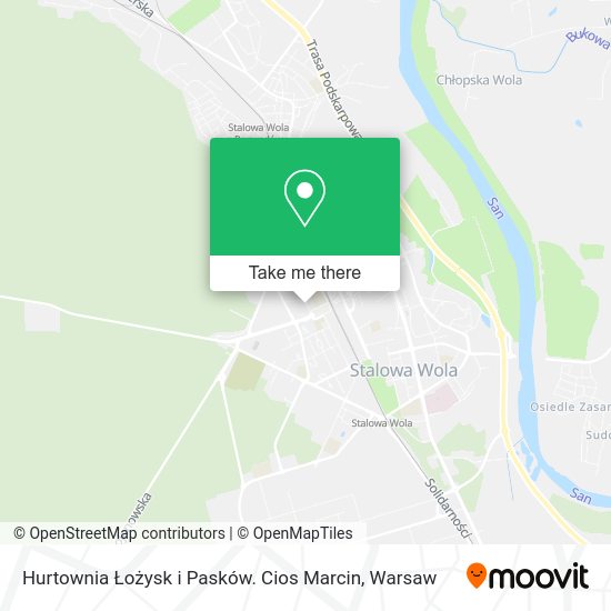 Hurtownia Łożysk i Pasków. Cios Marcin map