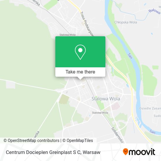 Centrum Docieplen Greinplast S C map