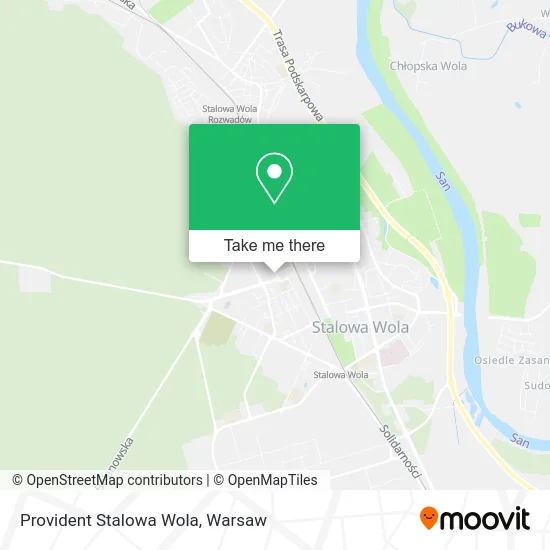 Provident Stalowa Wola map