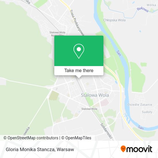 Gloria Monika Stancza map