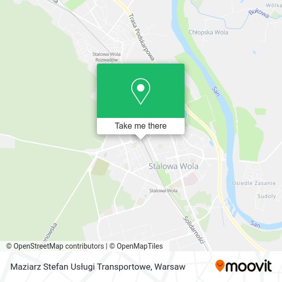 Maziarz Stefan Usługi Transportowe map