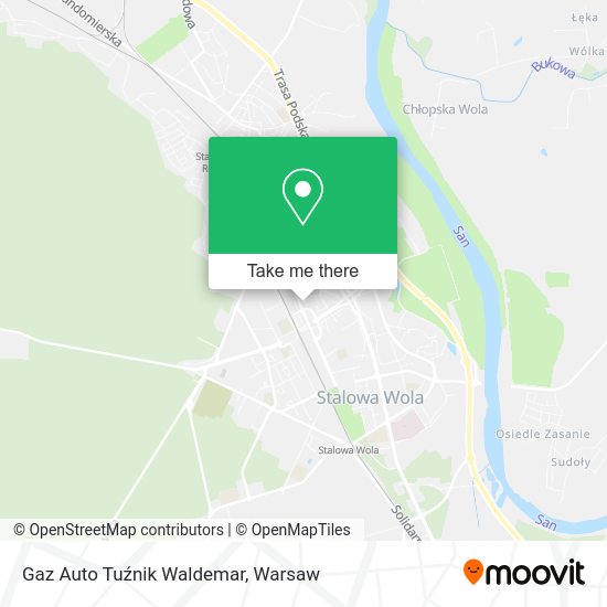 Gaz Auto Tuźnik Waldemar map