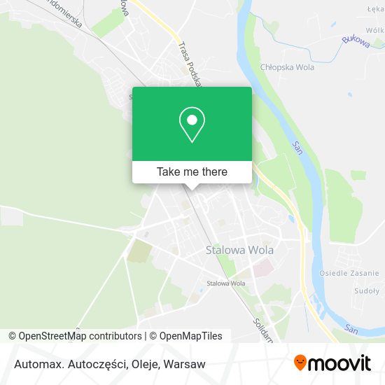 Automax. Autoczęści, Oleje map