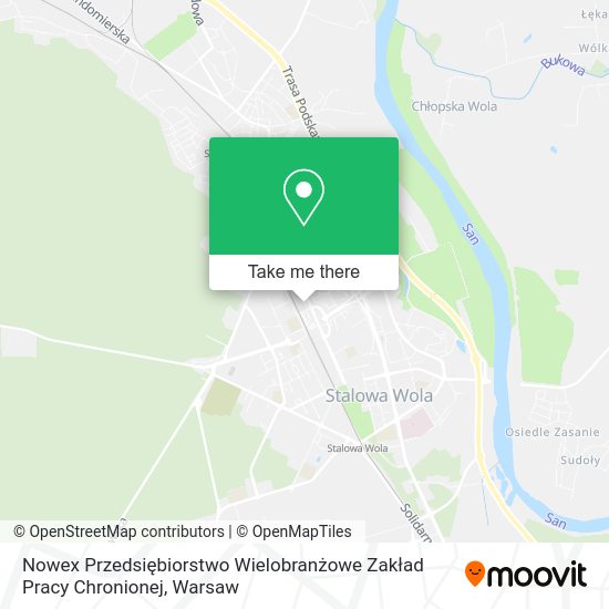 Nowex Przedsiębiorstwo Wielobranżowe Zakład Pracy Chronionej map