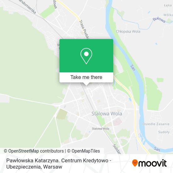 Pawłowska Katarzyna. Centrum Kredytowo - Ubezpieczenia map