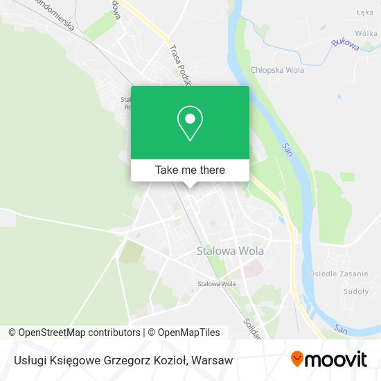 Usługi Księgowe Grzegorz Kozioł map