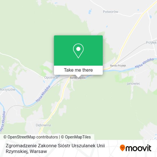 Карта Zgromadzenie Zakonne Sióstr Urszulanek Unii Rzymskiej