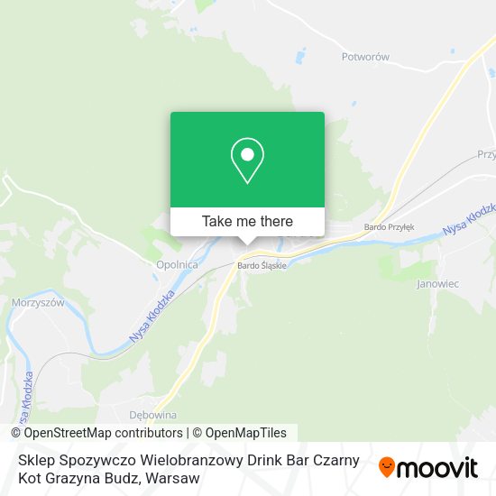 Sklep Spozywczo Wielobranzowy Drink Bar Czarny Kot Grazyna Budz map