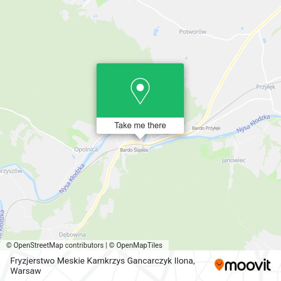 Fryzjerstwo Meskie Kamkrzys Gancarczyk Ilona map