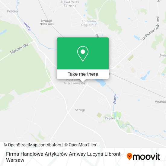 Firma Handlowa Artykułów Amway Lucyna Libront map