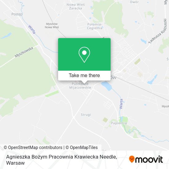 Карта Agnieszka Bożym Pracownia Krawiecka Needle