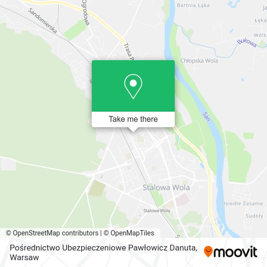 Pośrednictwo Ubezpieczeniowe Pawłowicz Danuta map