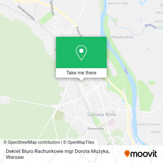 Dekret Biuro Rachunkowe mgr Dorota Muzyka map